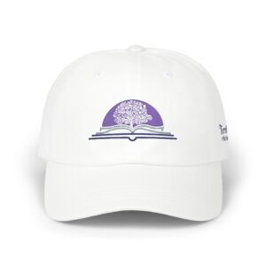"Turn Pages Not Screens" — Literary Nature Baseball Hat